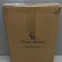 Cozy Bliss Cooling Blanket for Hot Sleepers Queen Size, Q-Max 0.45 Cooling Comfort, Cold Blankets for Night Sweats Sleeping, Ultra-Cool Lightweight Breathable Summer Blanket for Bed, Deep Blue