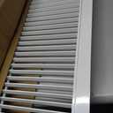 16" X 20" Aluminum Return Filter Grille for 1" Filter - Easy Airflow - Linear Bar Grilles [Outer Dimensions: 18.5w X 22.5h]