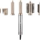 5 in 1 Hot Air Styler Wrap with Automatic Curling & Drying High-Speed Hair Dryer Brush with Negative Ion Technology for Frizz Control & Long Lasting Styles AirEdge A3 (Compact)