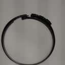 ISPINNER 1pcs 4 Inch Stainless Steel Adjustable 78-102mm Size Range Worm Gear Hose Clamp, Fuel Line Clamp for Plumbing, Automotive and Mechanical Application (Black)