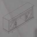 Electric Fireplace TV Stand, 67-Inch Wood Entertainment Console with 18" Fireplace Insert, Adjustable Temperature & LED Flames, Storage Shelves for Media Center, Gray