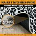 Ottomanson Leopard Print 3x12 Hallway Washable Runner Rug - Entryway Rug Kitchen Rug Runner Ultra-Thin Floor mat, 12 ft Carpet for Bathroom, Bedroom, Living Room, 31" x 12'