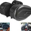 MIHUNTER Motorcycle Saddle Bags, Powersports Saddle Bags, Waterproof Saddlebags Luggage Bag, Full Face Helmet Storage Bag, Motorcycle Pillion Seat Bag.