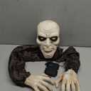 JOYIN Halloween Outdoor Decoration Zombie Groundbreaker, 20.5inch Outside Halloween Light Up Zombies Decor, Scary Groundbreaker Lighted Decorations, for Graveyard Lawn Yard Haunted House Prop