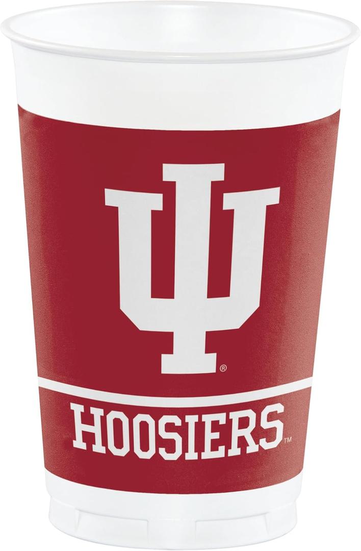 Trendware Indiana University 20 oz. Plastic Cups, 24 Count