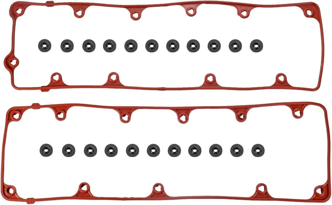 VS50564R Engine Valve Cover Gasket Set Compatible with Ford F150 E-150 E-250 Expedition Explorer Mustang, Lincoln Town Car, Mercury Grand Marquis Mountaineer 4.6L
