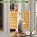 Saloon Swinging Doors 30/32/36/40 Inch Wide, Wood Heavy Duty Swinging Half Door with Hinges and Hardware, Dual Swing Cafe Doors for Doorway Bar Kitchen Decor