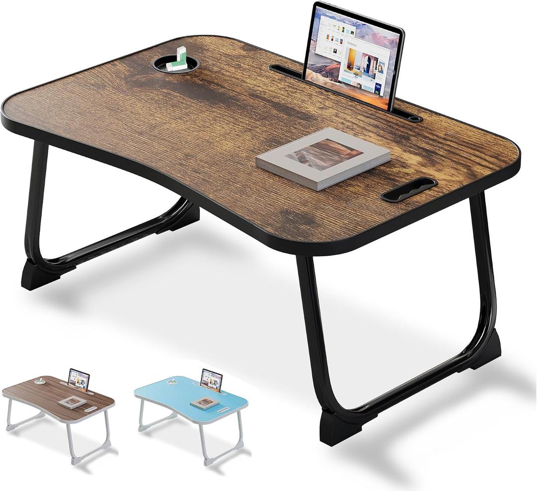 Portable Bed Tray Table - Adjustable Lightweight Design for Eating, Reading & Writing in Bed or on Couch