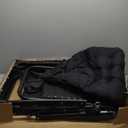 Suteck Zero Gravity Chair Set of 2, Reclining Camping Lounge Chair w/Removable Cushion, Upgraded Lock and Cup Holder, Reclining Patio Chairs Folding Recliner for Indoor and Outdoor (2pcs Dove Gray)