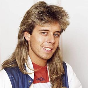 Mens Mullet Wig 70s 80s Halloween Cosplay Costume Wigs for Fancy Dress,Light Brown