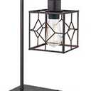 Glitz lamp Industrial Touch Table Lamps for Bedrooms, 8.5"5.2"16