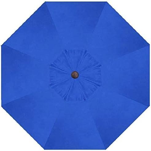 9ft Patio Umbrella Replacement Canopy Market Umbrella Top Outdoor Umbrella Canopy with 8 Ribs,Vented Canopy, Fade Resistant, UPF 50+ Excellent Sun Protection
