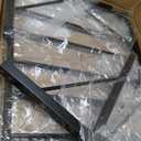 2Pcs Horse Hay Feeder, 31.5'' Long Livestock Hay Feeder with 24 Gallon Large Capacity, Carbon Steel Wall Mounted Hay Rack for Horses, Sheep, Goats, Indoor Outdoor Uses