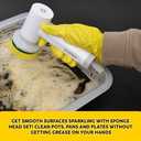Sponge Brush Heads (6 Units) for Electric Spin Scrubber | Designed for Cleaning Smooth Surfaces