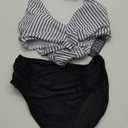 Blooming Jelly Womens Bikini Sets Cheeky Two Piece Swimsuit Criss Cross Adjustable Straps Bathing Suit String Swim Suits
L