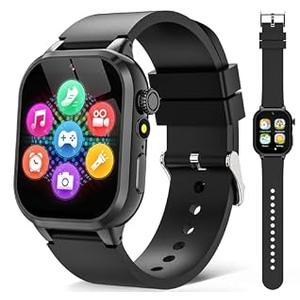 Semloo Kids Smart Watches for Girls Boys Toys Ages 4-12 with 30+ Games Video Recorder Music Alarm Clock Learning Card HD Touchscreen 4 5 6 7 8 Year Olds Birthday Gift