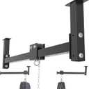 Heavy Bag Hanger Roller Wall Ceiling Mount 40'' - 50'' Long Rail Ease Adjust for Heavy Punching Bags up to 300 LBS