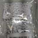 130pcs Iron on Letter Patches 0.7 inch, 5 Sets of 26 Embroidered Alphabet A-Z Patches for Clothing Jackets Hats Backpacks Jeans White