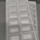 Sterilite Set of Two Stacking Ice Cube Trays, Easy release, 16 Cubes Each, BPA-Free, White 