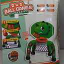 Thusine Toddler Basketball Hoop & Soccer Goal, Toys for 1 2 3 Year Old Boys, Kids Sports Toy with Light Sound Music, Toys for Baby 12-16-18 Months, Christmas Birthday Gifts for Ages 1-3