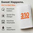 310 Nutrition Gym Workout Towel Fitness Sport Sweat Towels for Men and Women, Yoga, Spa, Travel, Golf, and Football