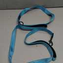 Heavy Duty Dog Leash with Double Handles - 6FT Reflective Anti-Pull Training Lead for Large Dogs, Padded Handle Durable Nylon Leash (Blue)