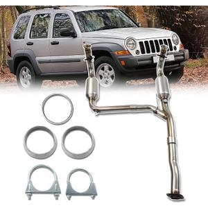 Left & Right Catalytic Converter for 2005-2007 Jeep Liberty 3.7L,High Performance Exhaust Manifold (EPA Compliant)