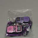 Wishouse Walkie Talkies for Kids Rechargeable with USB Charger 6000mAh Battery,Outdoor Camping Games with Flashlight Lanyard,Toys for Girls,Halloween Xmas Birthday Gift for Children 2 Pack Pink Purple