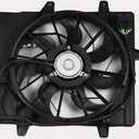 BOXI 620-052 Radiator Cooling Fan Assembly Fit for 2006 2007 2008 2009 2010 Chrysler PT Cruiser with 4-Pin Connector excluding Turbo Models 5179470AA