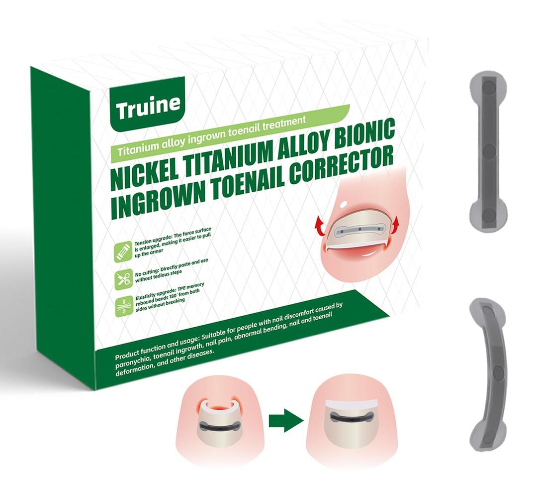 Titanium Ingrown Toenail Corrector,Nail repair tools,Ingrown Toenail Treatment,Suitable for most people with ingrown toenailsIngrown Toenail Removal Kit,- Designed for Ingrown Toenail Repair