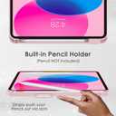 Soke Case for iPad (A16) 11th Generation 2025, Compatible with 10th Gen 10.9 Inch 2022, Shockproof Cover with Pencil Holder, Auto Wake/Sleep & Tri-fold Stand, Dreamy Marble
