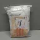 Melodieux Wheat Embroidery Sheer Curtain for Living Room Bedroom, Farmhouse Style Rod Pocket Voile Drape, White Wheat/White Sheer, 52 by 96 Inch (1 Panel)