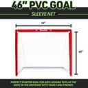 Franklin Sports SX Comp PVC Street Hockey Goal - 46" x 40"