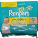 Pampers Swaddlers Diapers, Newborn (Up to 10 lbs.), 20 Count
