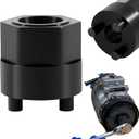 A/C Compressor Clutch Hub Remover Tool 20mm for Drive Hub of Denso Clutchless Compressors 5SE09C 5SE12C 5SEL12C 5SL12C 6SEL14C 6SEL16C 6SEU14C 6SEU16C 7SEU16C 7SEU17C