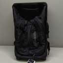 Eddie Bauer Expedition Rolling Duffel Bag with Wheels | Travel | Check-In | Luggage | Rugged | Durable - Black, 34"