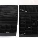 Yukihira Underwear Storage Box Four-piece Set Socks Storage Box Bra Organizing Box (Oxford cloth + PP board)