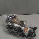 Playful Black & White Kitty Cat Wine Bottle Holder Sculpture for Decorative Tabletop Wine Racks and Stands or Kitten Statues & Pet Figurines As Gifts for Cat Lovers