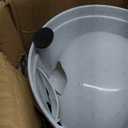 Amazon Basics Automatic Pet Water Dispenser and Gravity Food Feeder Set for Cat and Dog, Easy to Clean, 6-Pound Food Capacity, 1-Gallon, Small, Gray, Pack of 2