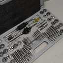 Orion Motor Tech 60 PCS Tap and Die Set Metric and Standard Sizes Included Tap Die Kit Metric and SAE for Threading and Rethreading Internal and External Threads