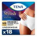2 Pack - TENA Super Plus Heavy Absorbency Incontinence Underwear for Women, Small/Medium, 18 Count