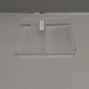 Post Card Holder Display Stand 6 x 4 Inch Wall Mount Index Clear Acrylic Organizer Small Brochure Hanging Pamphlet Holder for Flyer Magazine File Display(3 Pack)