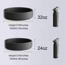 ENCOOL Water Bottle Silicone Boot Sleeve, BPA-Free, Anti-Slip Water Bottle