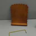 Cookbook Stand for Kitchen Counter, Adjustable Angle Wave Edge Wooden Cookbook Holder for Convenient Cooking, Recipe Book Holder Fits Tablets, Perfect Cooking Gifts for Women