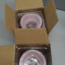 XingsLight Valentines Day Decorations Flameless Candles with Romantic Pink Heart Projector Lights Battery Operated LED Candle with Remote and Timer, Pack of 2