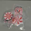 Demissle 24 Pcs Christmas Car Air Fresheners Bulk Red and White Candy Hanging Car Air Freshener Xmas Peppermint Candy Ornaments Holiday Rearview Mirror Decor for Women Xmas Gifts