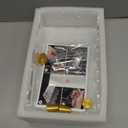 Acrylic Napkin Holder Clear Guest Towel Holder Tray for Bathroom Kitchen Hotel Disposable Paper Hand Towel Holder for Party Wedding, Square (Square-7.28"x7.28")