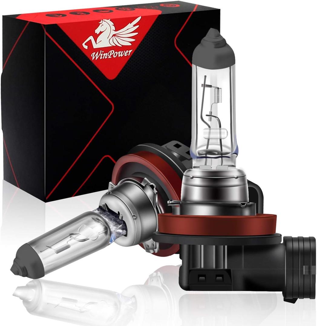 WinPower H11 Halogen Bulbs 55W, Pack Of 2