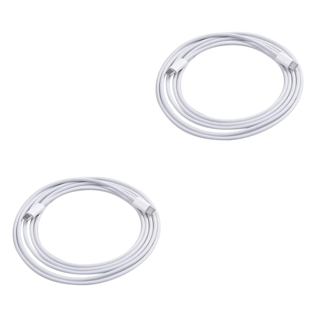 ARTIBETTER 2pcs 1 USB c to USB c Cable 1m Fast Charging Male to Male Strain Relief