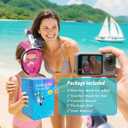 Greatever G2 Full Face Snorkel Mask 2 Pack Adults Kids | 180° Panoramic View, Dry Top System, Anti-Fog Anti-Leak, Foldable Design, Camera Mount Included, Pink, XL/L+XS
